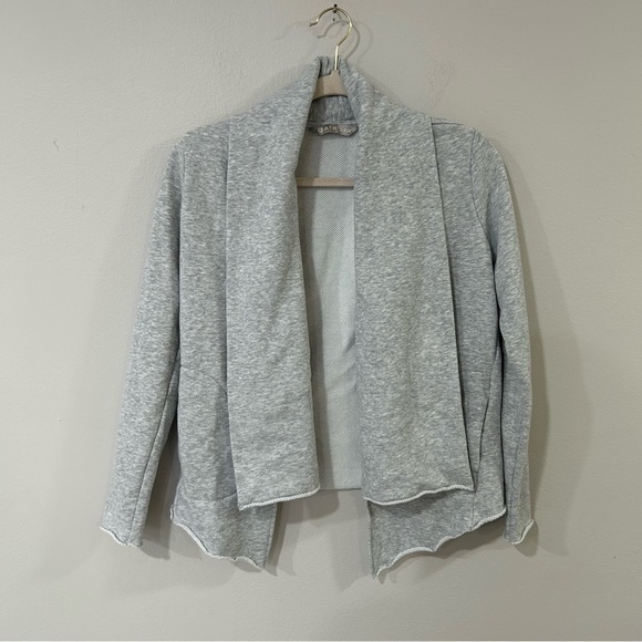 Athleta Tranquility Wrap Gray Open Front Cardigan Sweater Women’s Size XXS - Picture 3 of 8